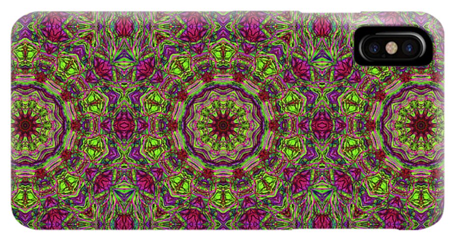 Green Pink Kaleidoscope - Phone Case