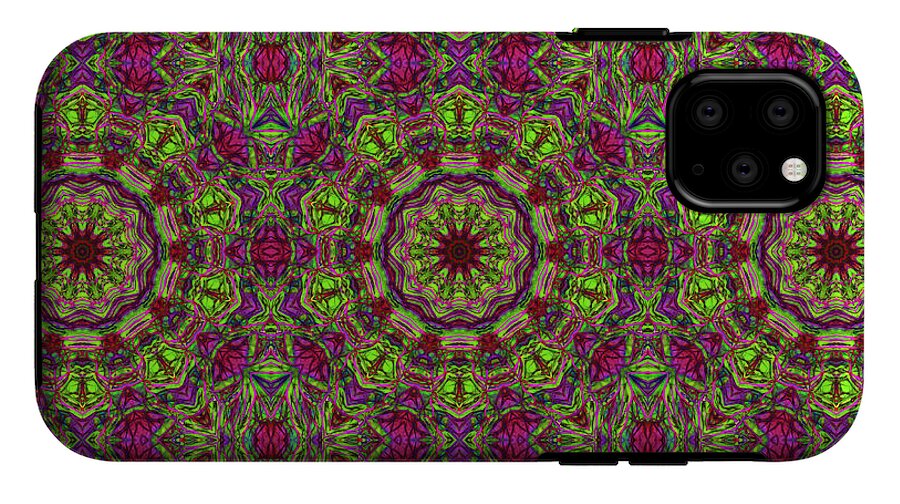 Green Pink Kaleidoscope - Phone Case