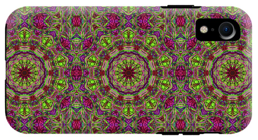 Green Pink Kaleidoscope - Phone Case