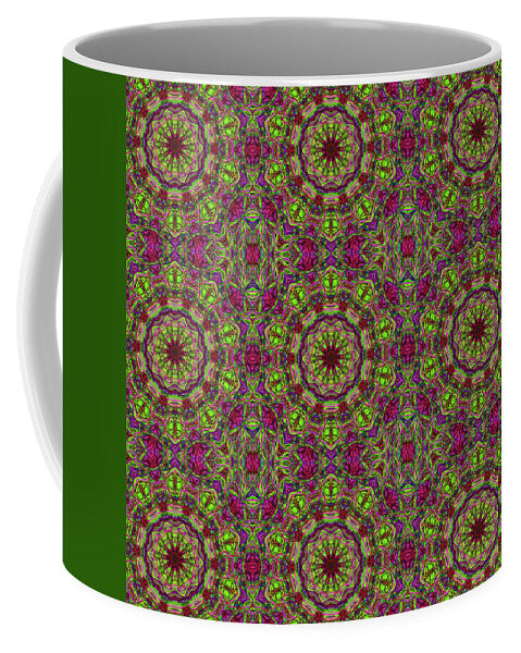 Green Pink Kaleidoscope - Mug