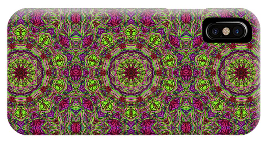 Green Pink Kaleidoscope - Phone Case