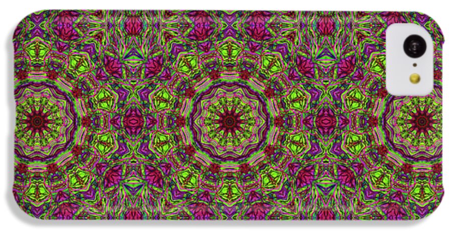 Green Pink Kaleidoscope - Phone Case