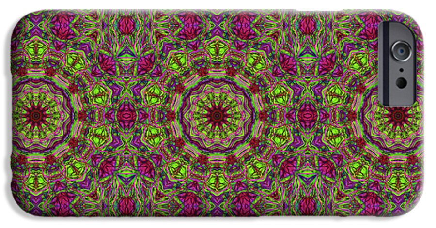 Green Pink Kaleidoscope - Phone Case