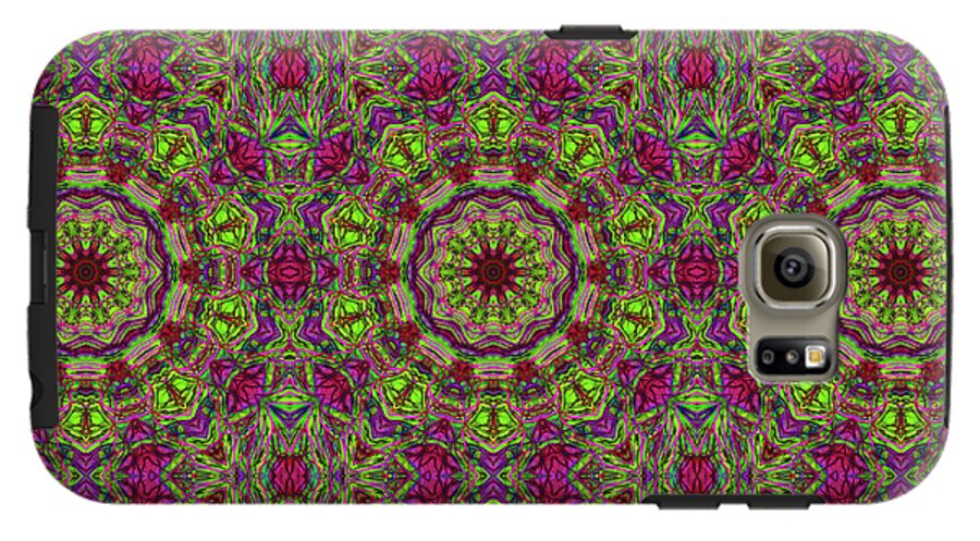 Green Pink Kaleidoscope - Phone Case