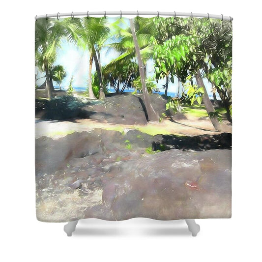 Hawaii No 4 - Shower Curtain