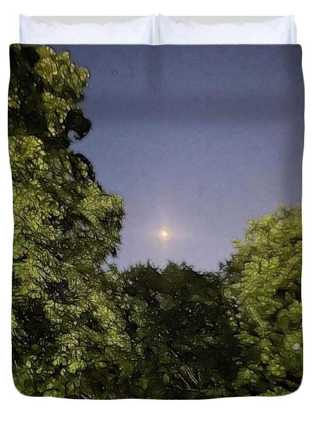 July Moon - Duvet Cover