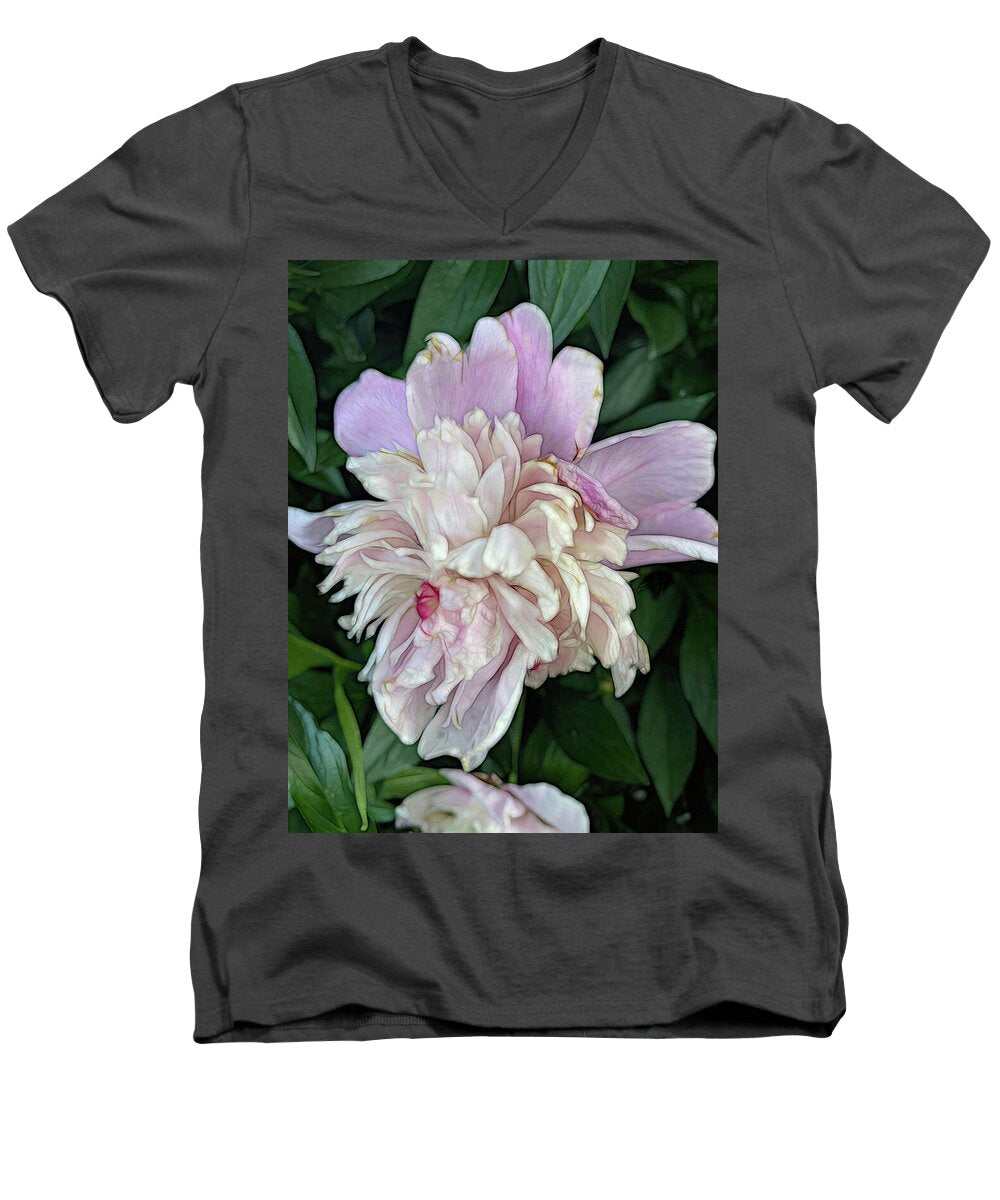 June Peony - Men's V-Neck T-Shirt