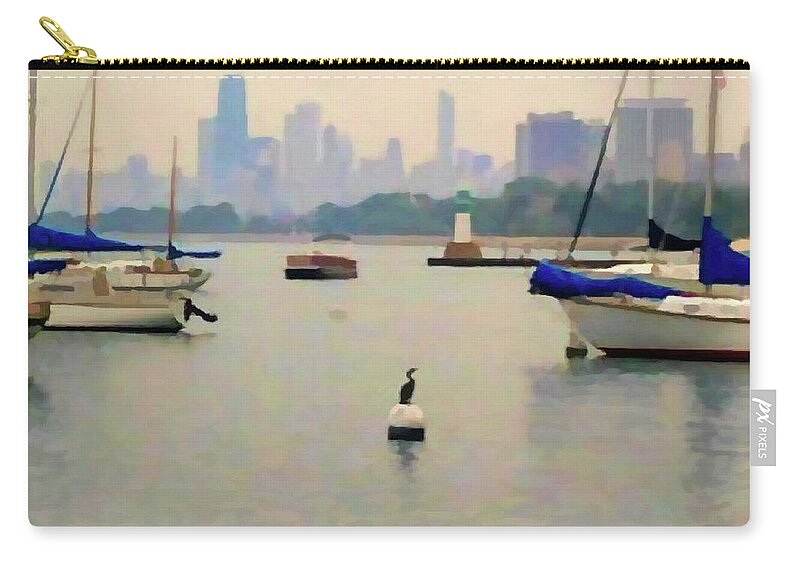 Lake By The City - Zip Pouch