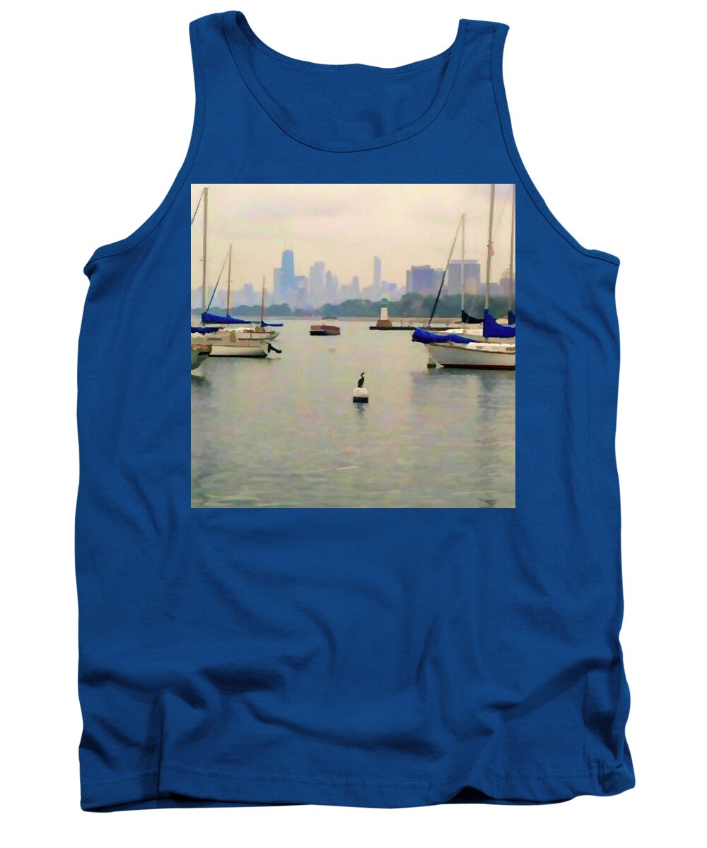 Lake By The City - Tank Top