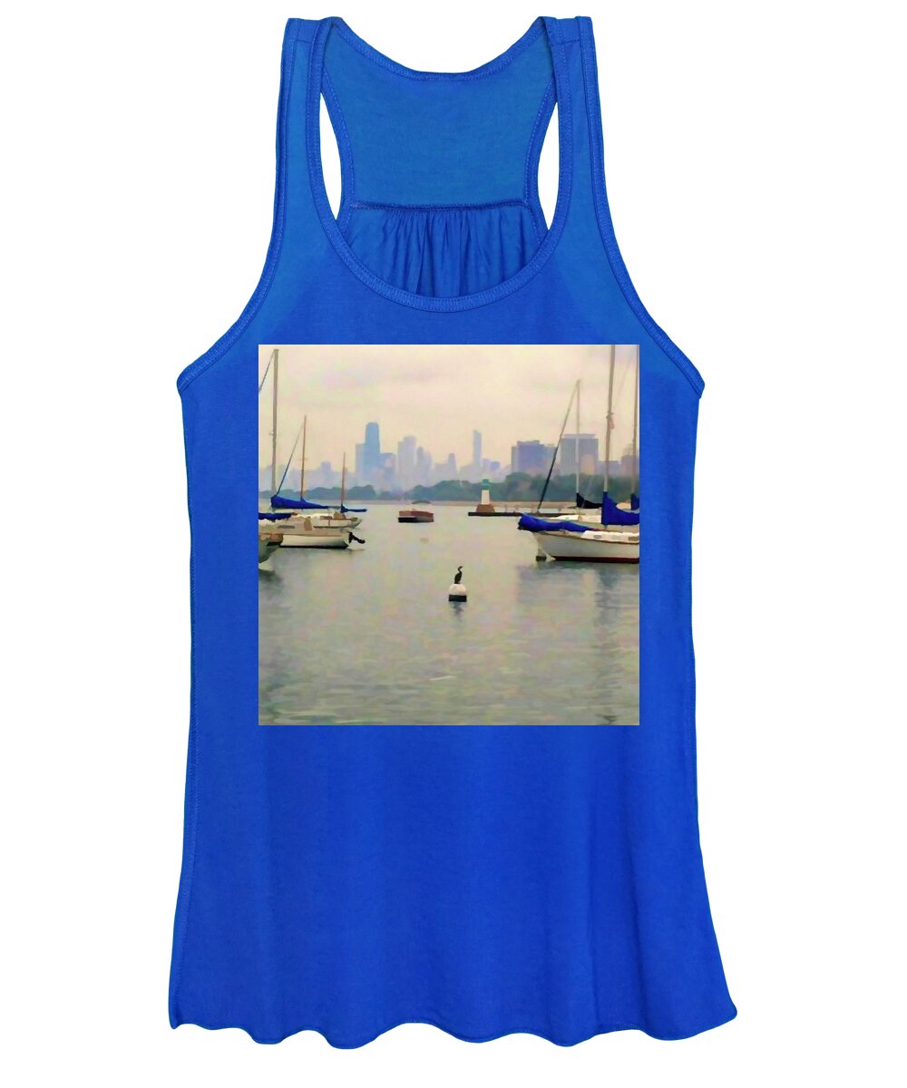 Lake By The City - Women's Tank Top