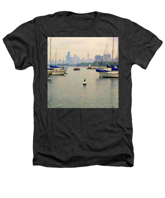 Lake By The City - Heathers T-Shirt