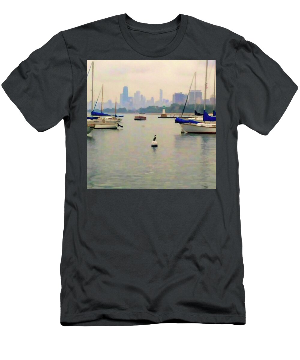 Lake By The City - T-Shirt