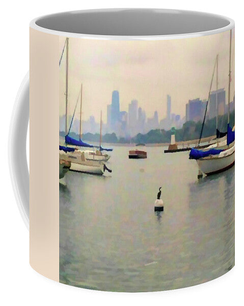 Lake By The City - Mug