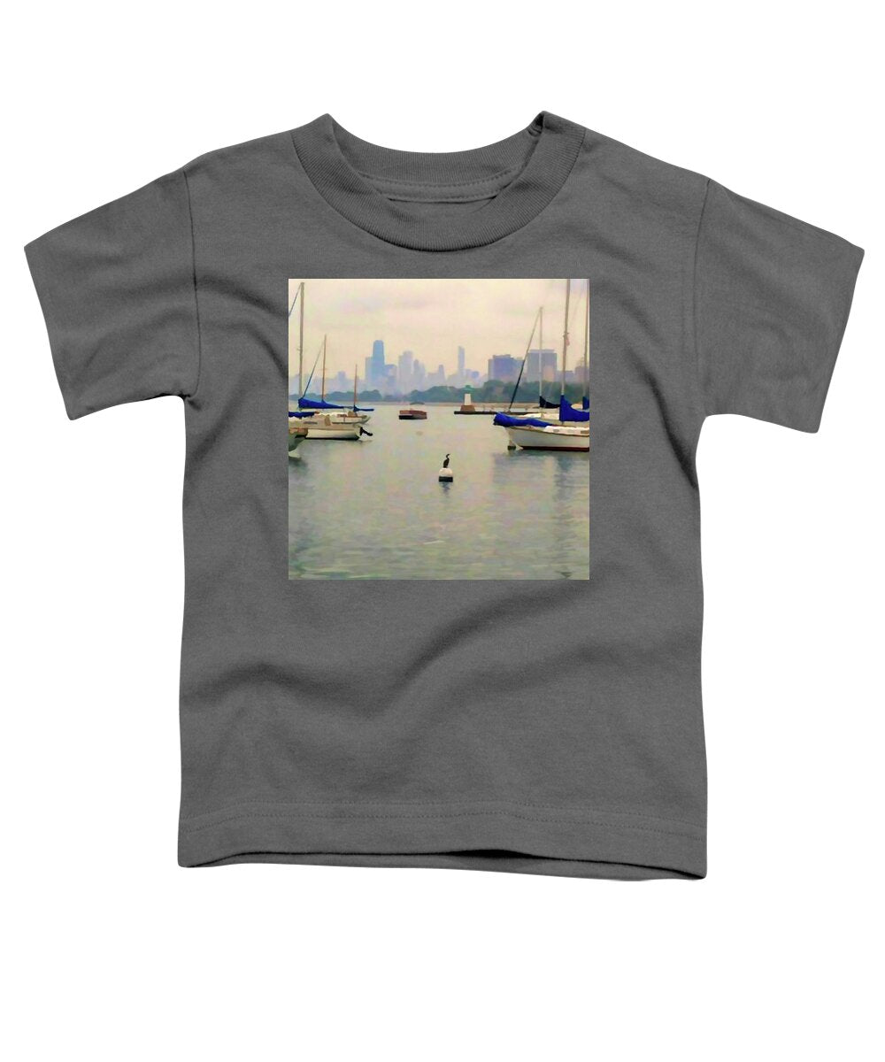 Lake By The City - Toddler T-Shirt