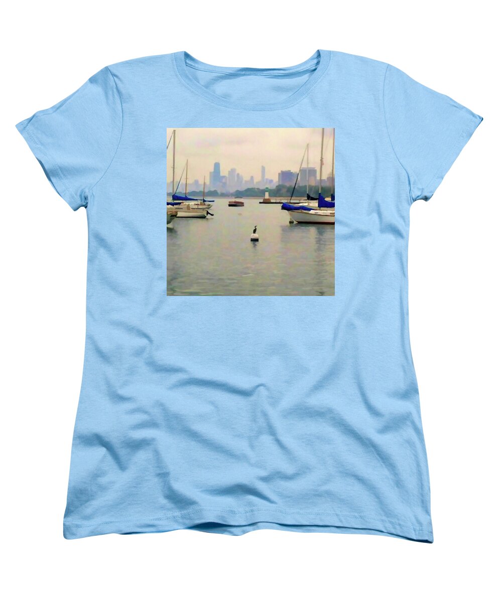 Lake By The City - Women's T-Shirt (Standard Fit)