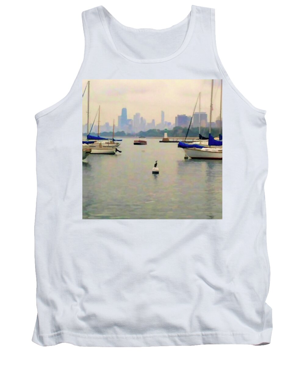 Lake By The City - Tank Top