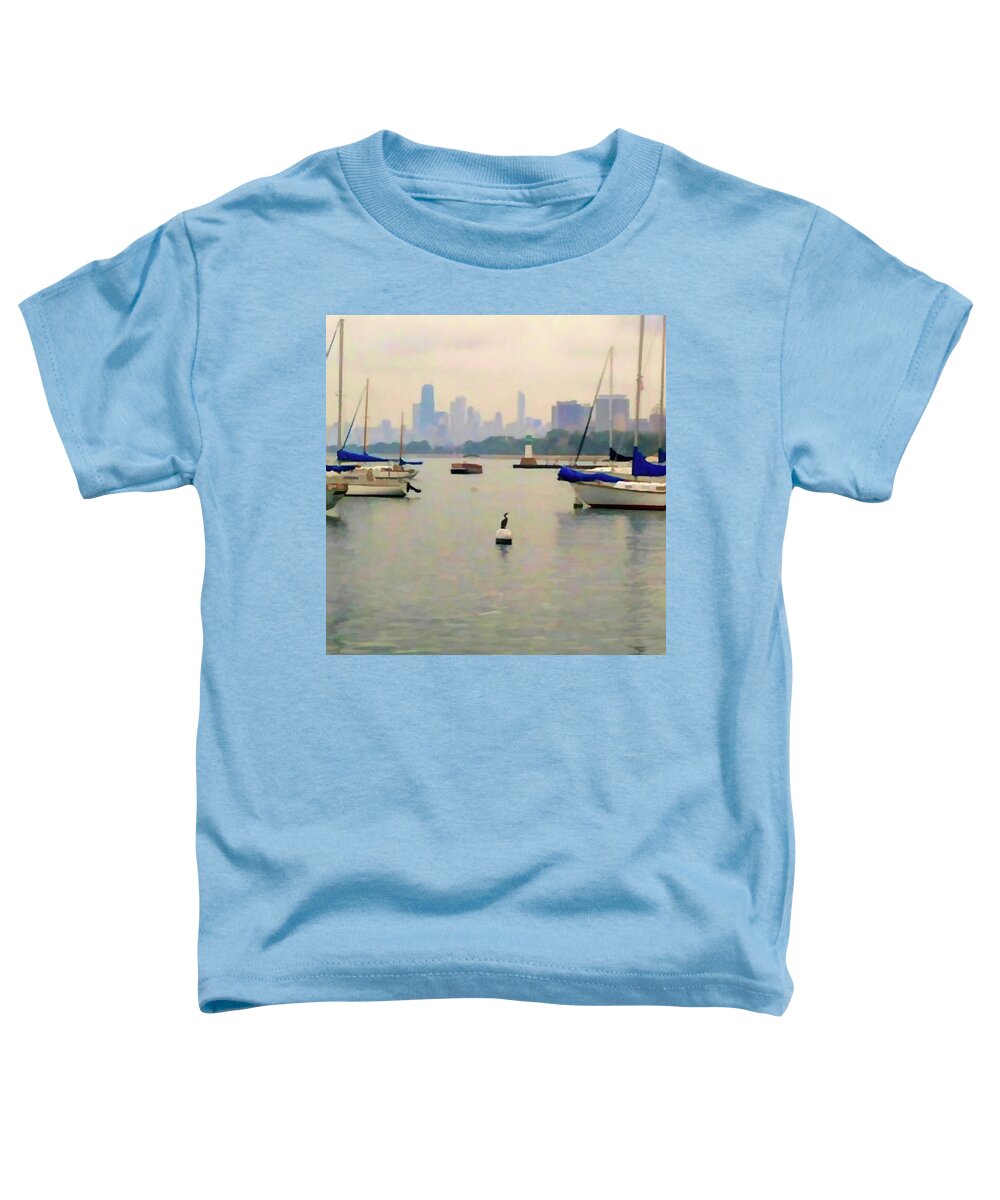 Lake By The City - Toddler T-Shirt