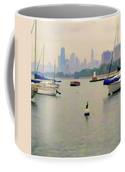 Lake By The City - Mug