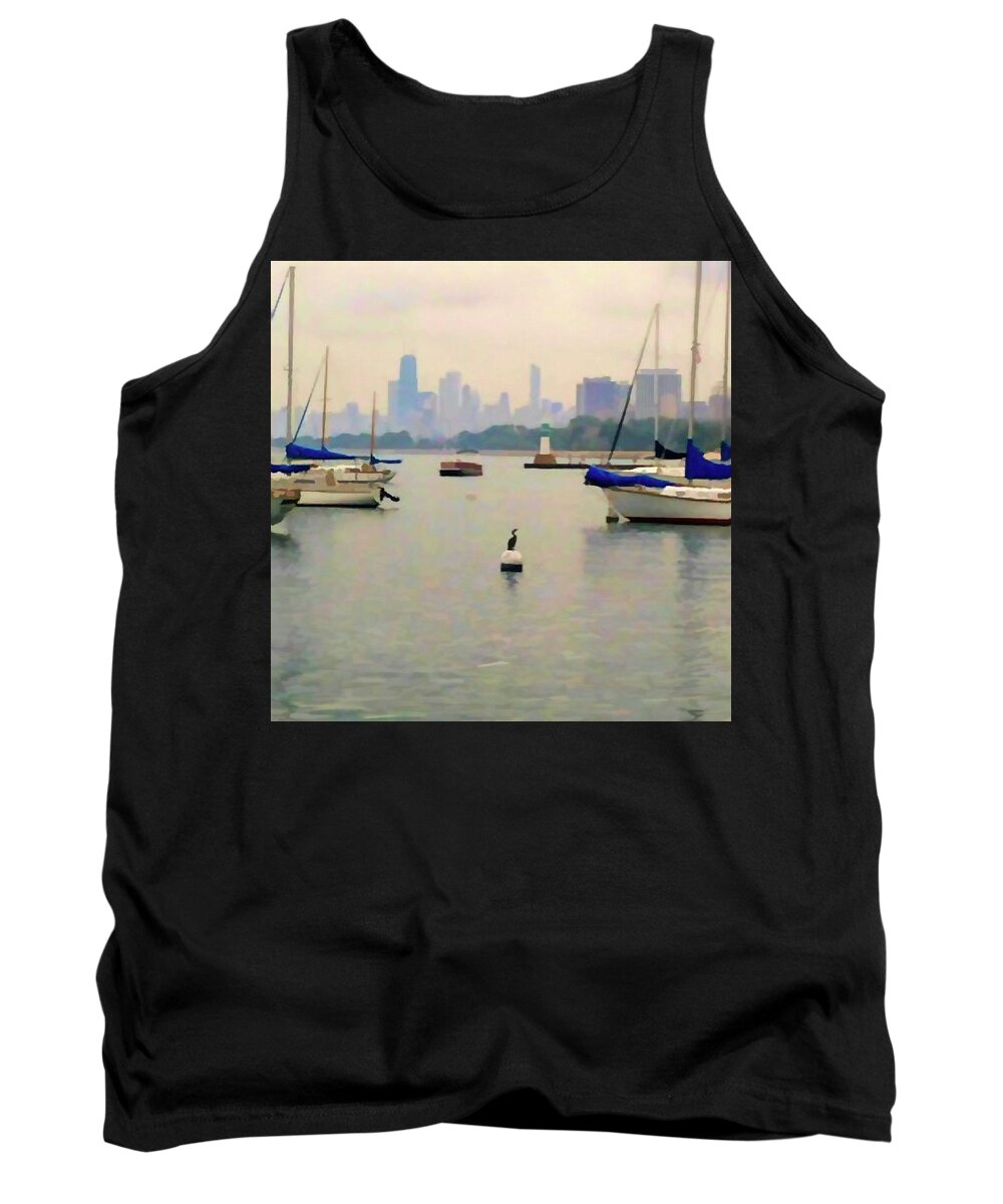 Lake By The City - Tank Top