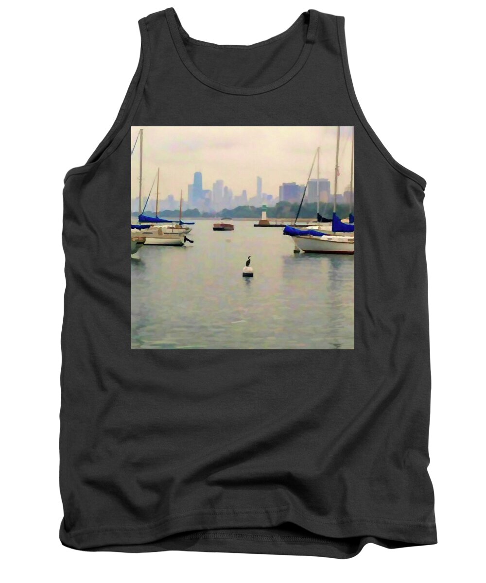 Lake By The City - Tank Top