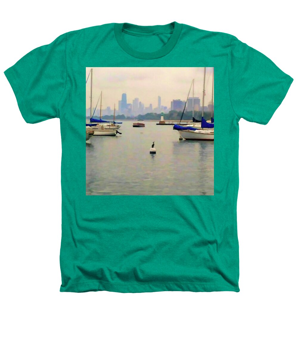 Lake By The City - Heathers T-Shirt