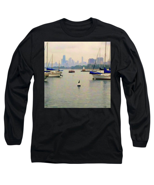 Lake By The City - Long Sleeve T-Shirt