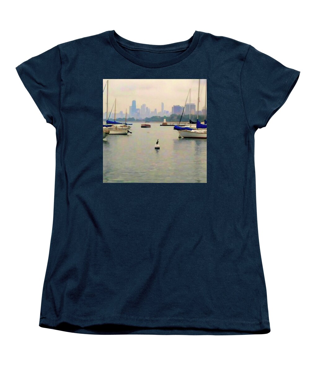 Lake By The City - Women's T-Shirt (Standard Fit)