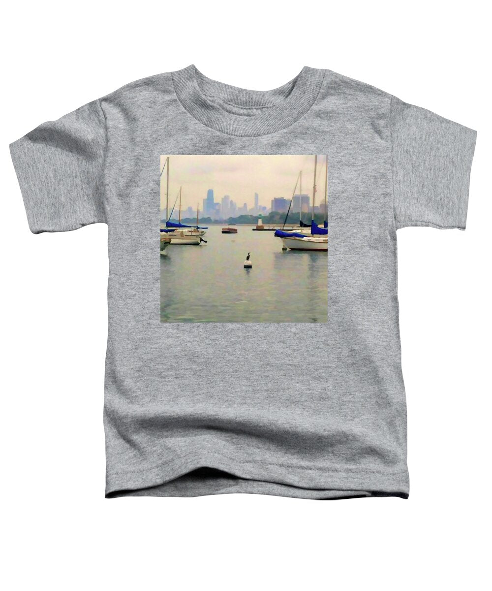 Lake By The City - Toddler T-Shirt