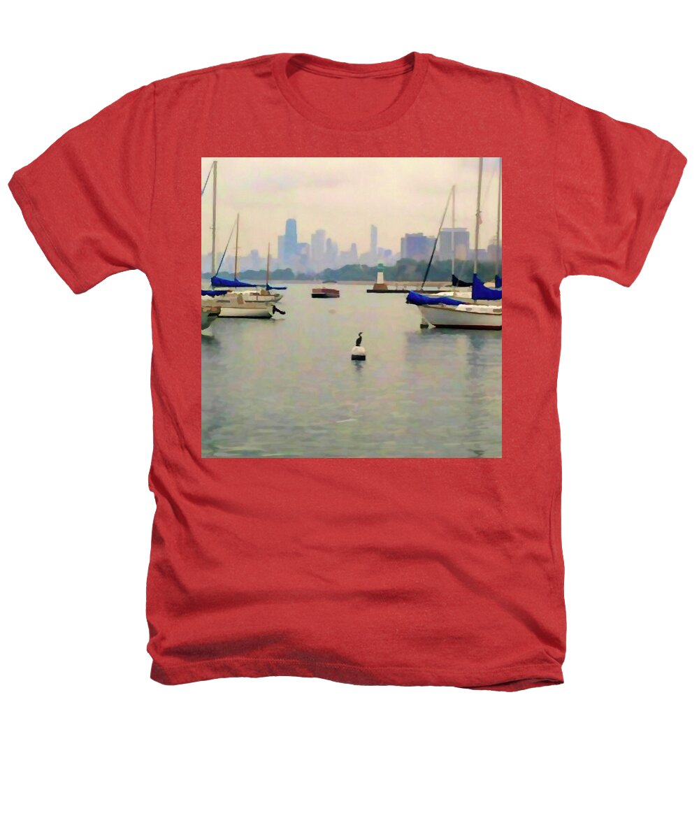 Lake By The City - Heathers T-Shirt