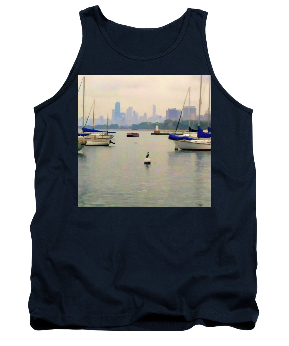 Lake By The City - Tank Top