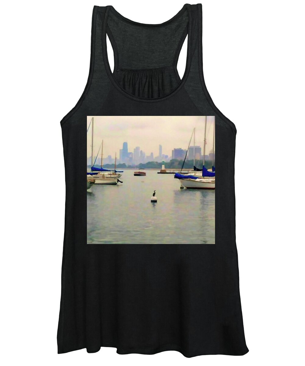 Lake By The City - Women's Tank Top