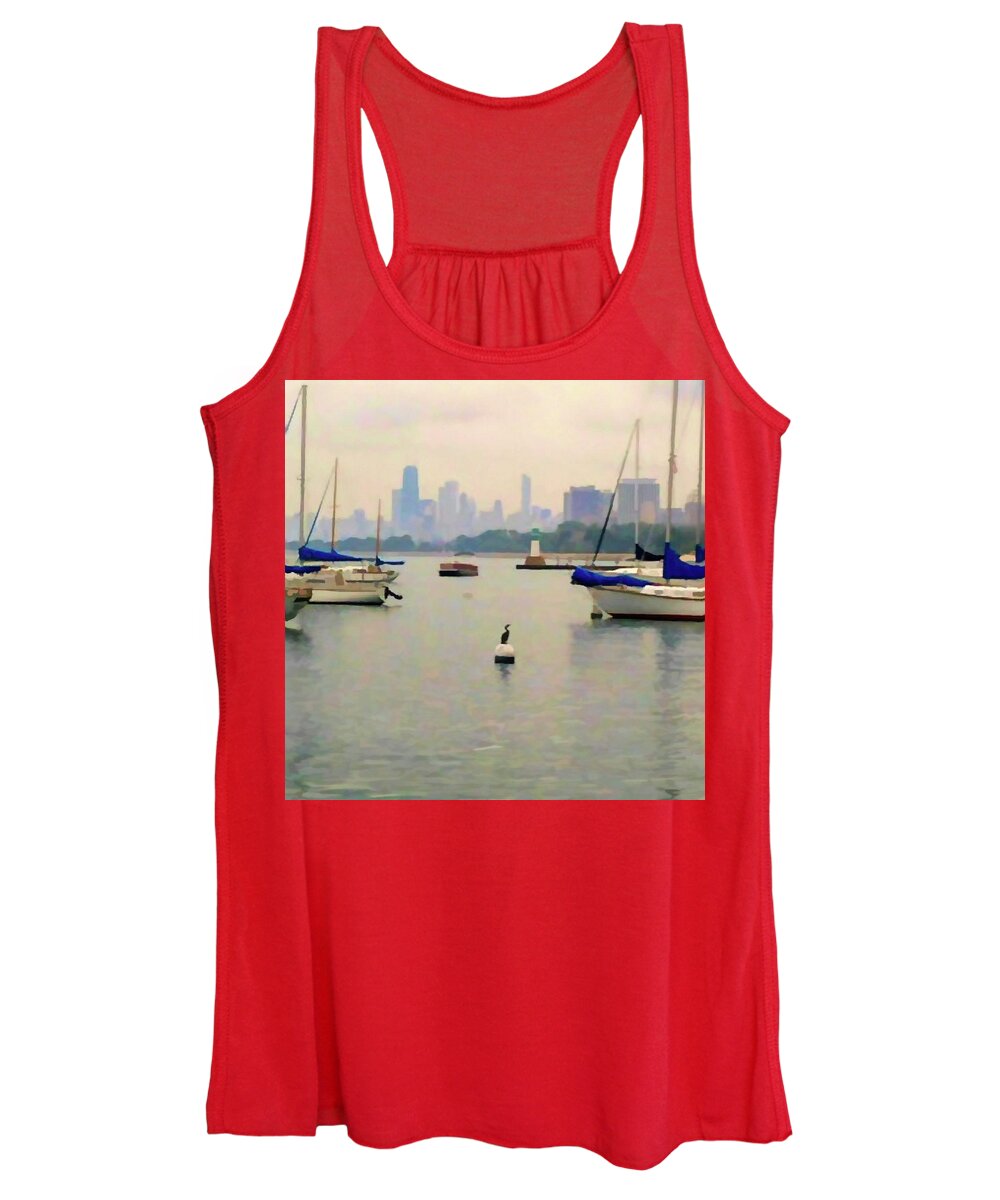 Lake By The City - Women's Tank Top