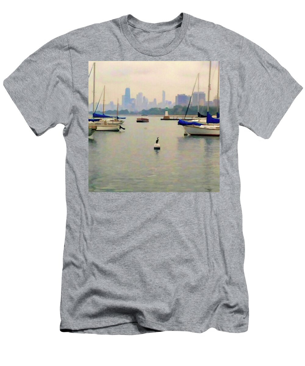 Lake By The City - T-Shirt