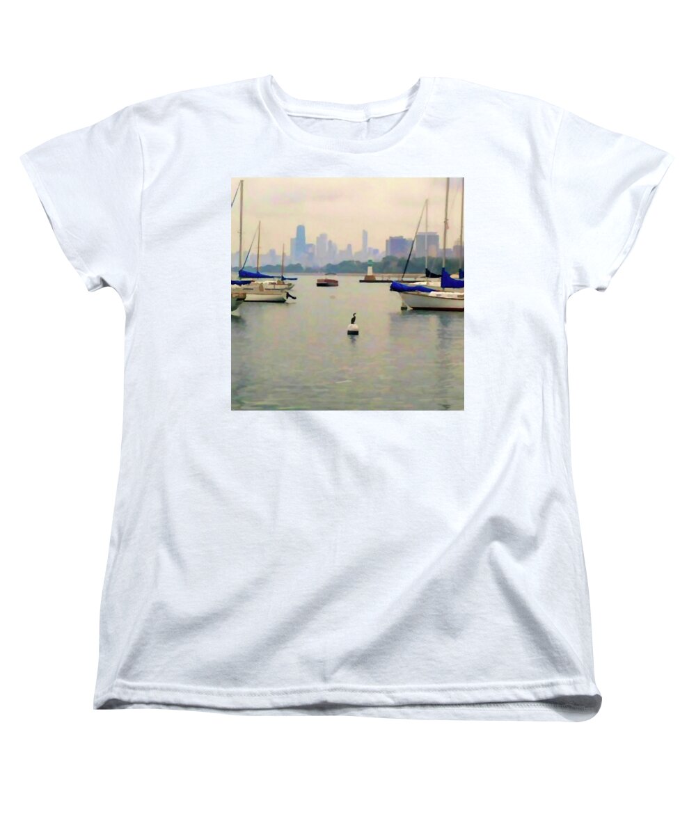 Lake By The City - Women's T-Shirt (Standard Fit)