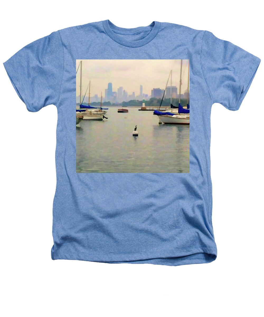 Lake By The City - Heathers T-Shirt