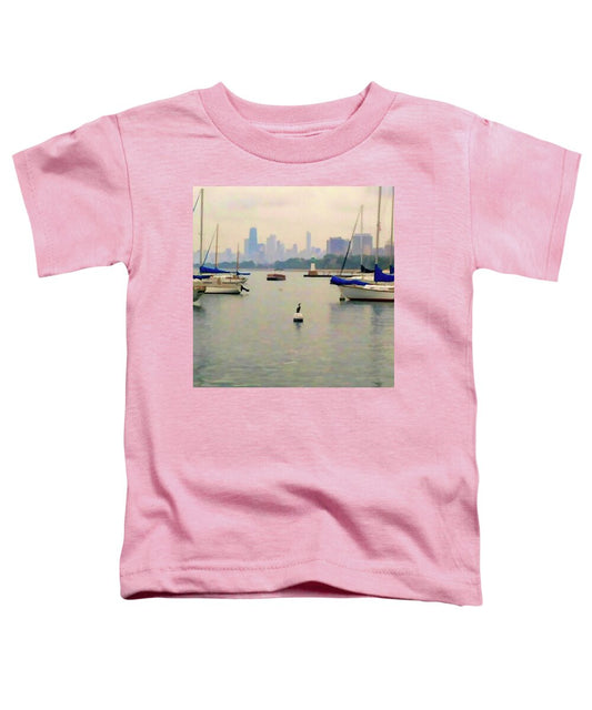 Lake By The City - Toddler T-Shirt