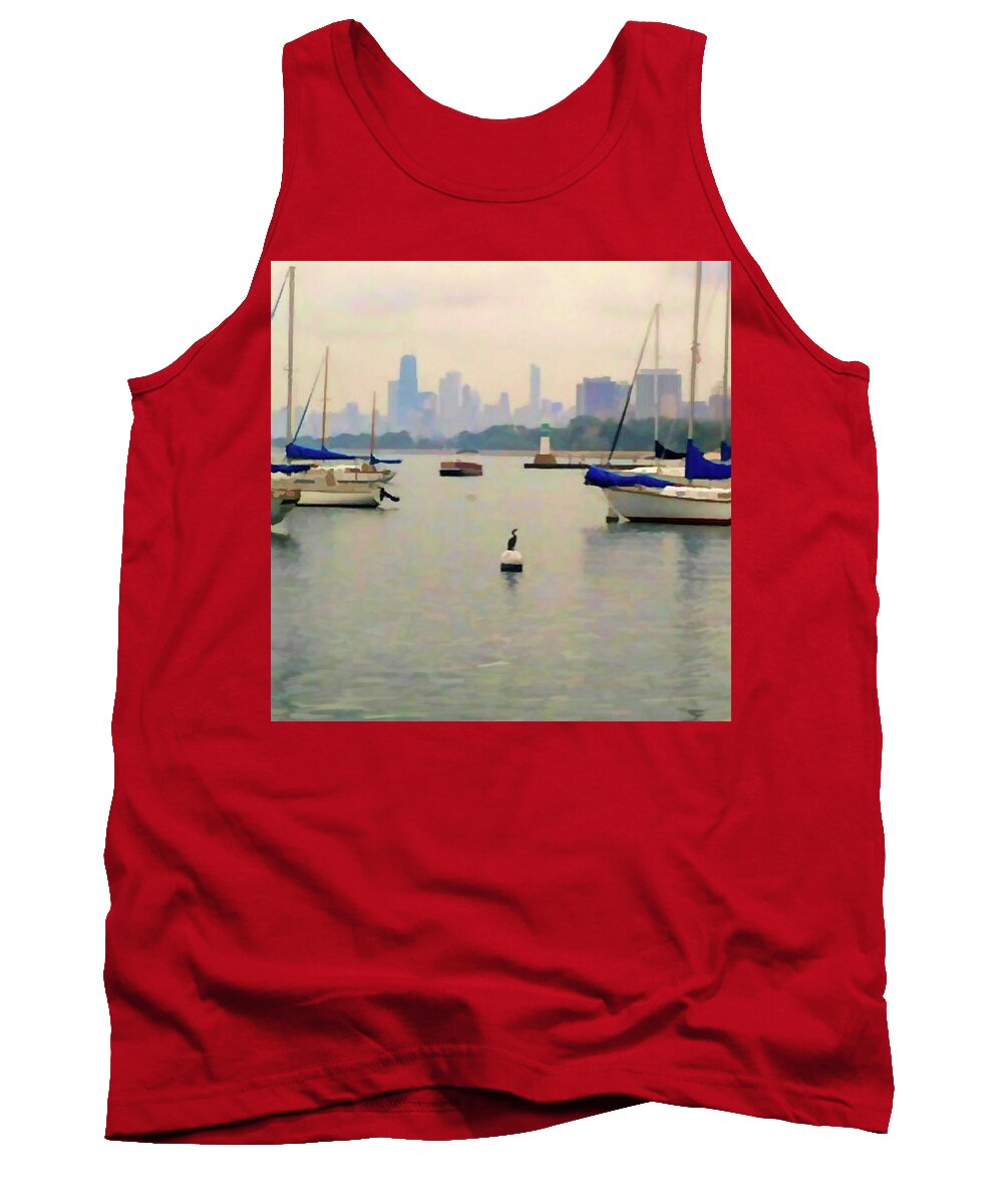 Lake By The City - Tank Top