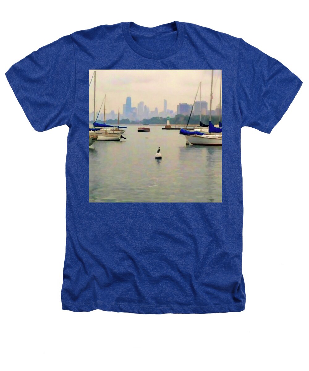 Lake By The City - Heathers T-Shirt