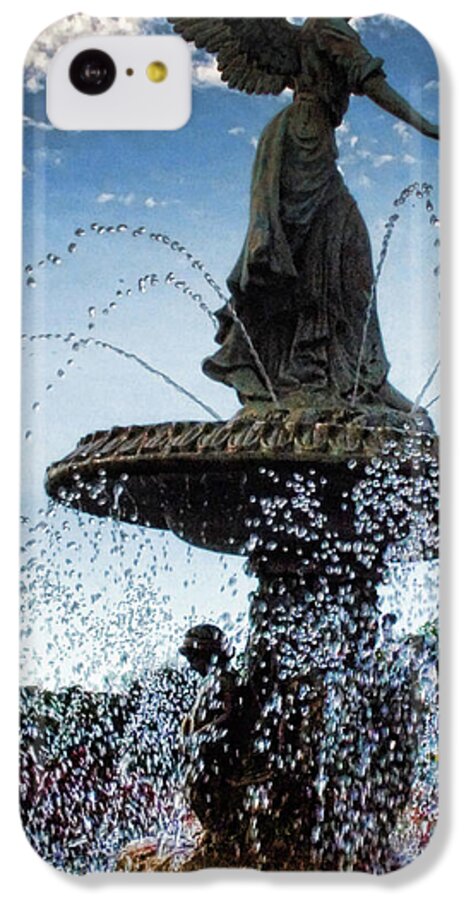 Lake Geneva Angel Fountain - Phone Case