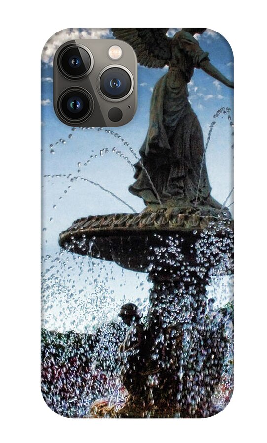 Lake Geneva Angel Fountain - Phone Case