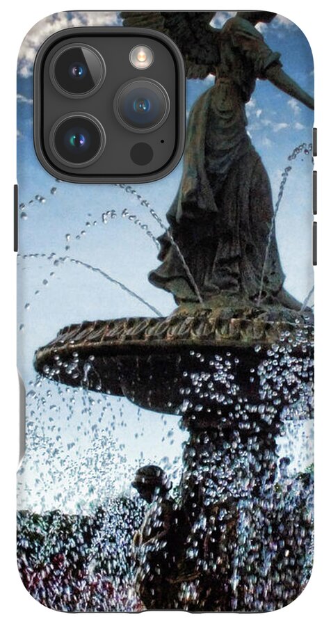 Lake Geneva Angel Fountain - Phone Case