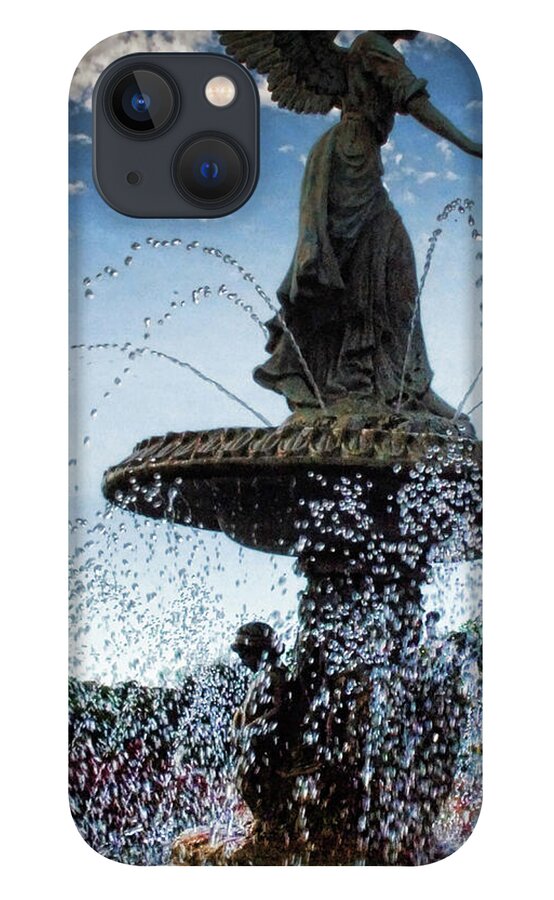 Lake Geneva Angel Fountain - Phone Case