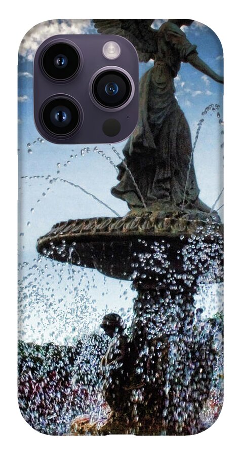 Lake Geneva Angel Fountain - Phone Case