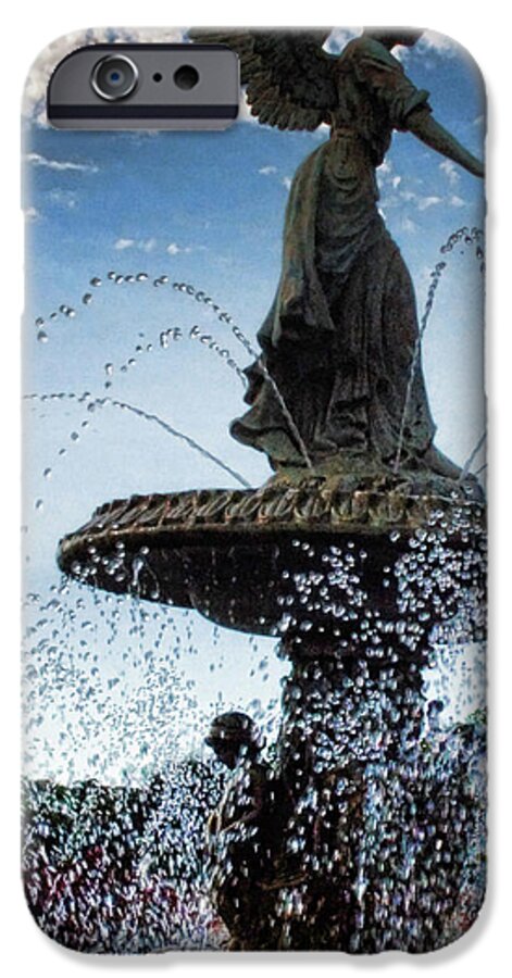 Lake Geneva Angel Fountain - Phone Case