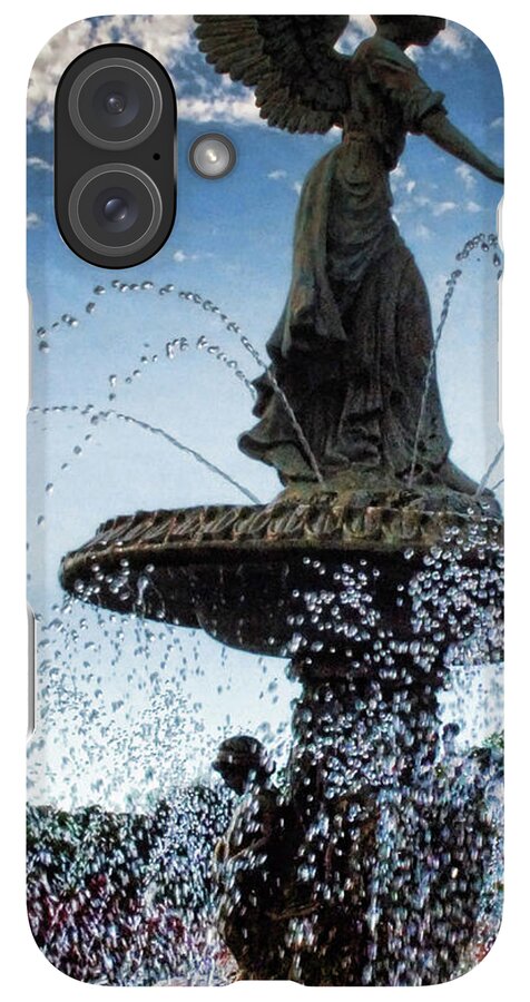 Lake Geneva Angel Fountain - Phone Case