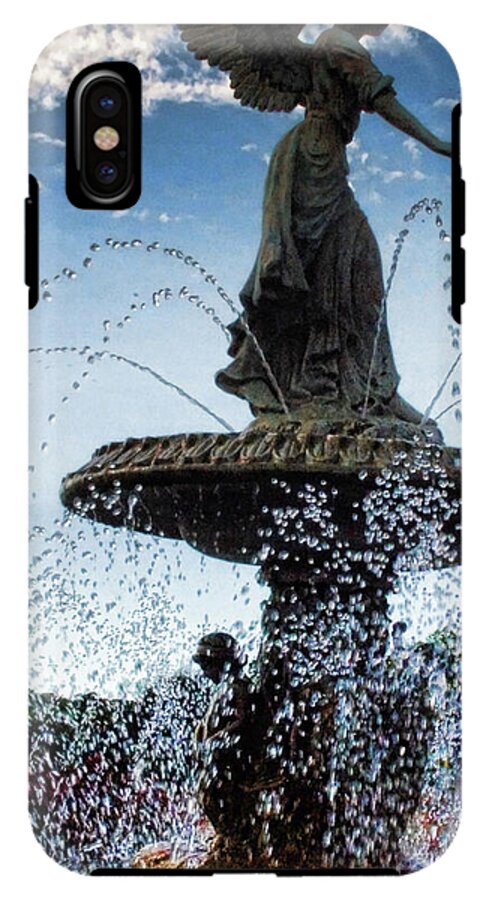 Lake Geneva Angel Fountain - Phone Case