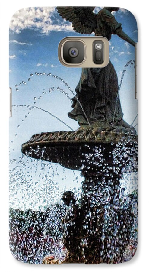 Lake Geneva Angel Fountain - Phone Case