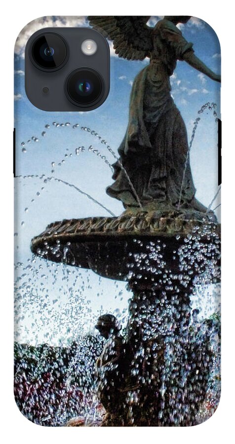 Lake Geneva Angel Fountain - Phone Case