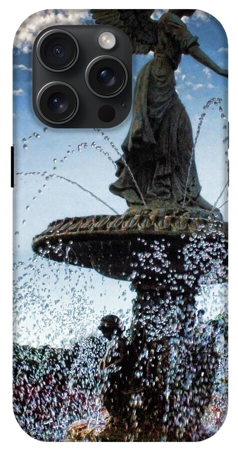 Lake Geneva Angel Fountain - Phone Case