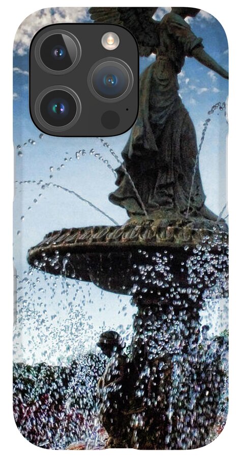 Lake Geneva Angel Fountain - Phone Case